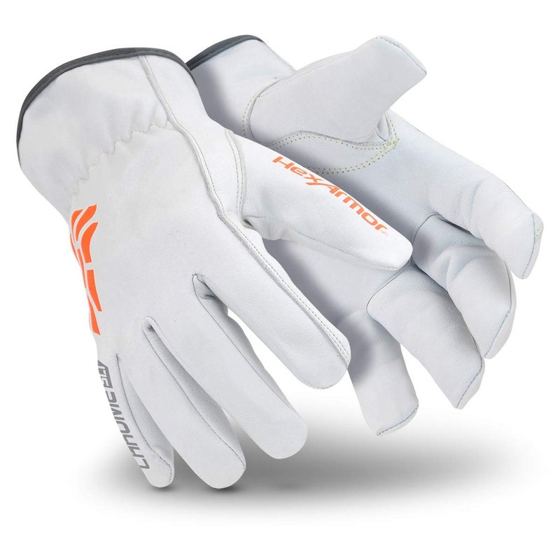 HEXARMOR | Traditional Style | Leather | Cut And Heat Resistant | Work Gloves | Chrome SLT ® Series 4061 | 4X-Large - Image 1
